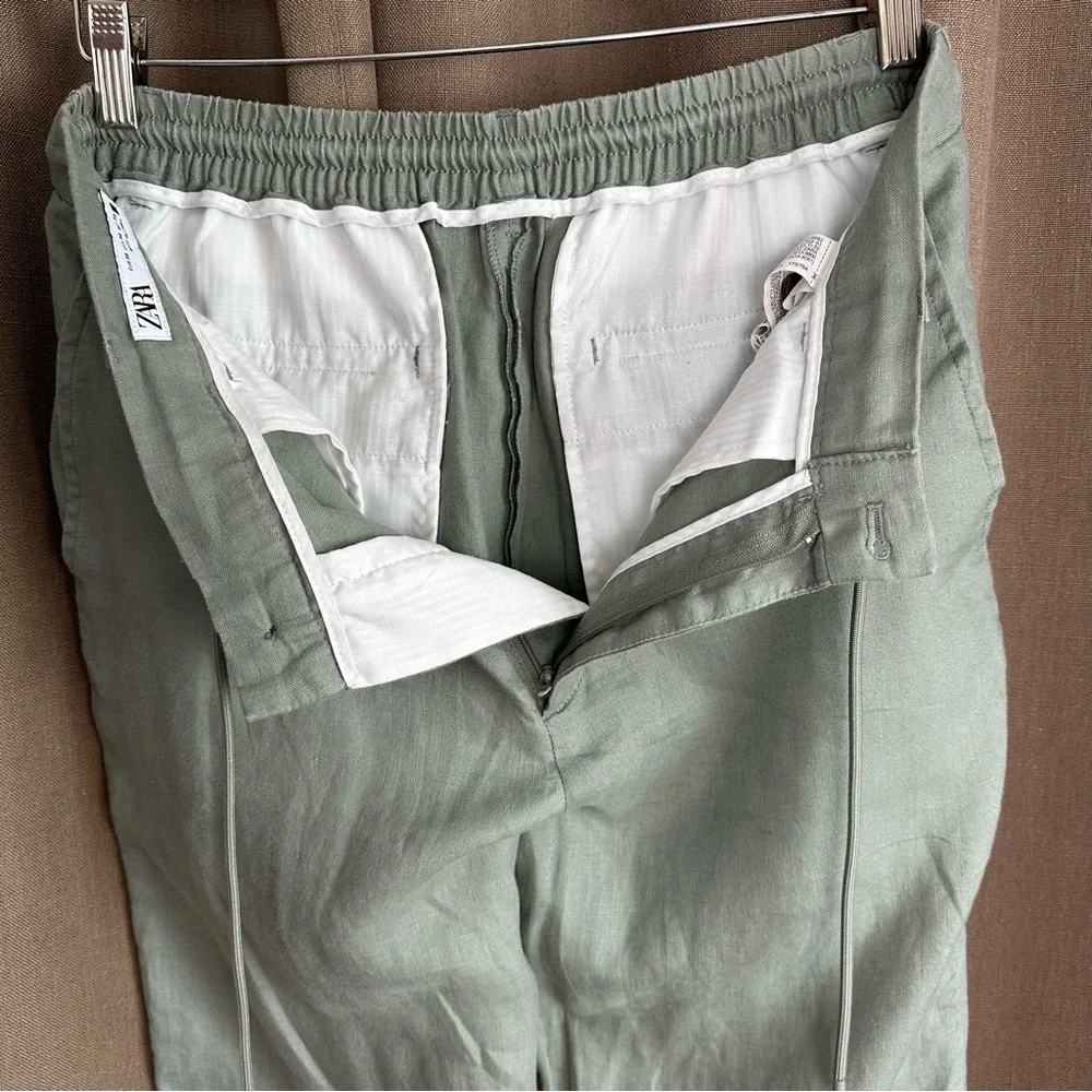 Zara Light Green Men's Pants - Picture 6 of 10